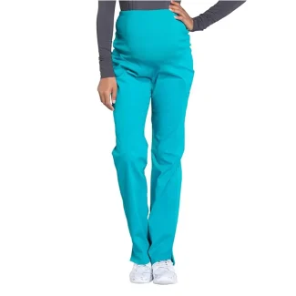 Women'sTeal blue Maternity Scrub Pants