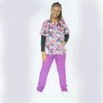 Pink Paediatric Print Tops/Sets