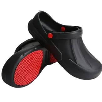 Plain Black Crocs
