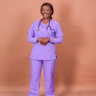 Women's Lilac Purple  Alma Scrubs