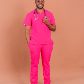Fuschia Stride and Scrubs