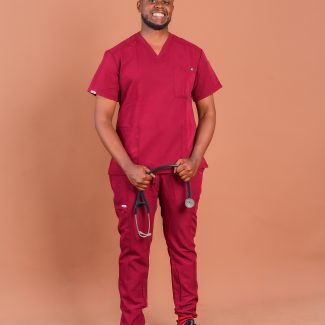 Maroon Stride and Scrubs